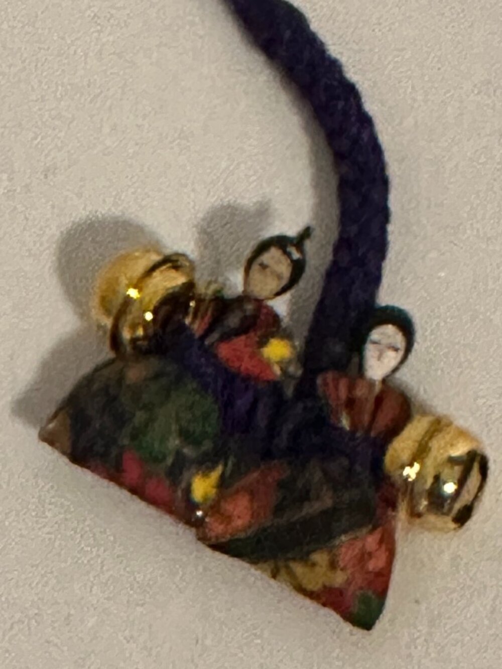 Mini Japanese Hina Doll Couple Charm Emperor & Empress Hinamatsuri